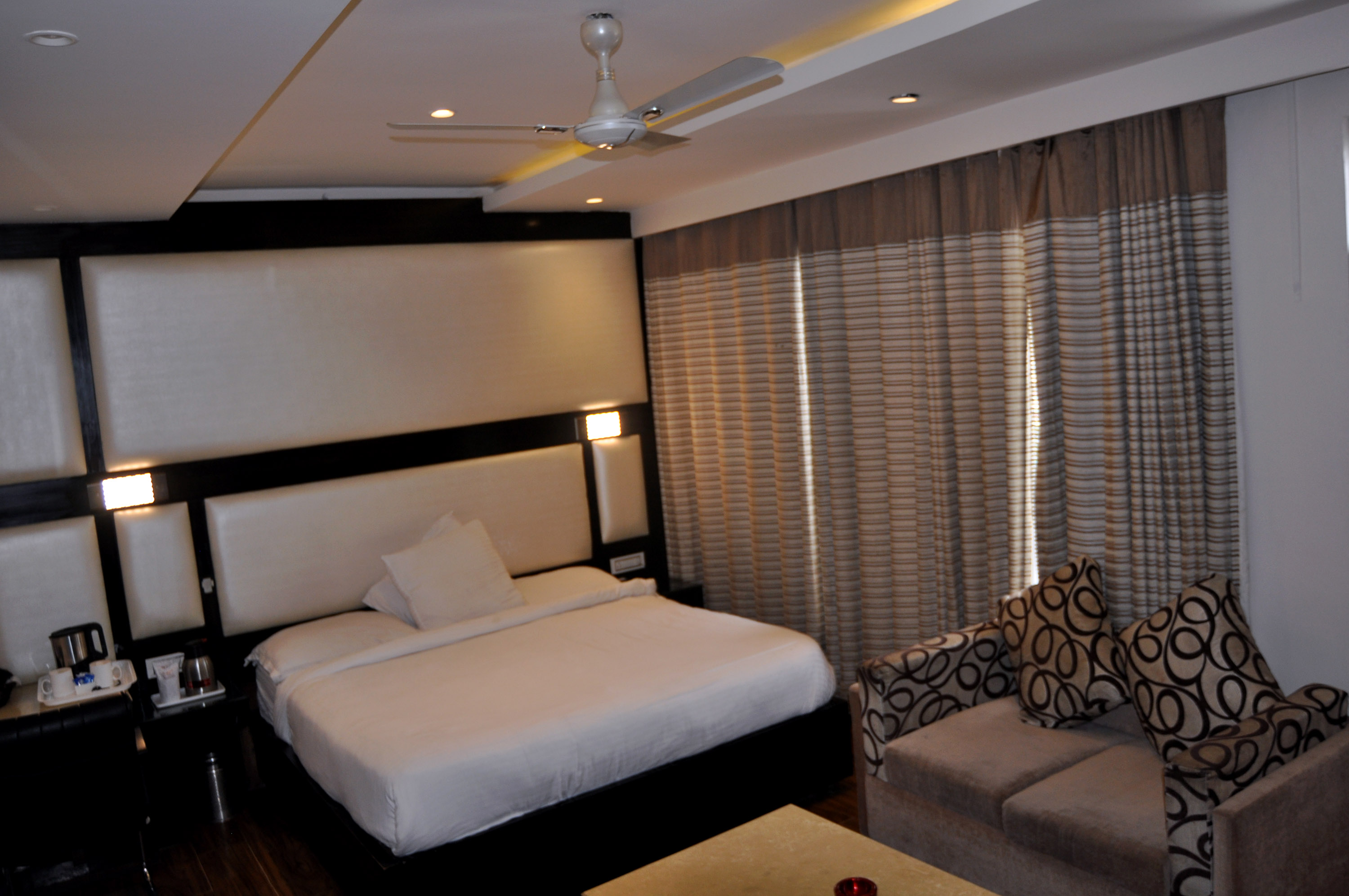 Our plush Penthouse bedroom designed for those who appreciate luxury living